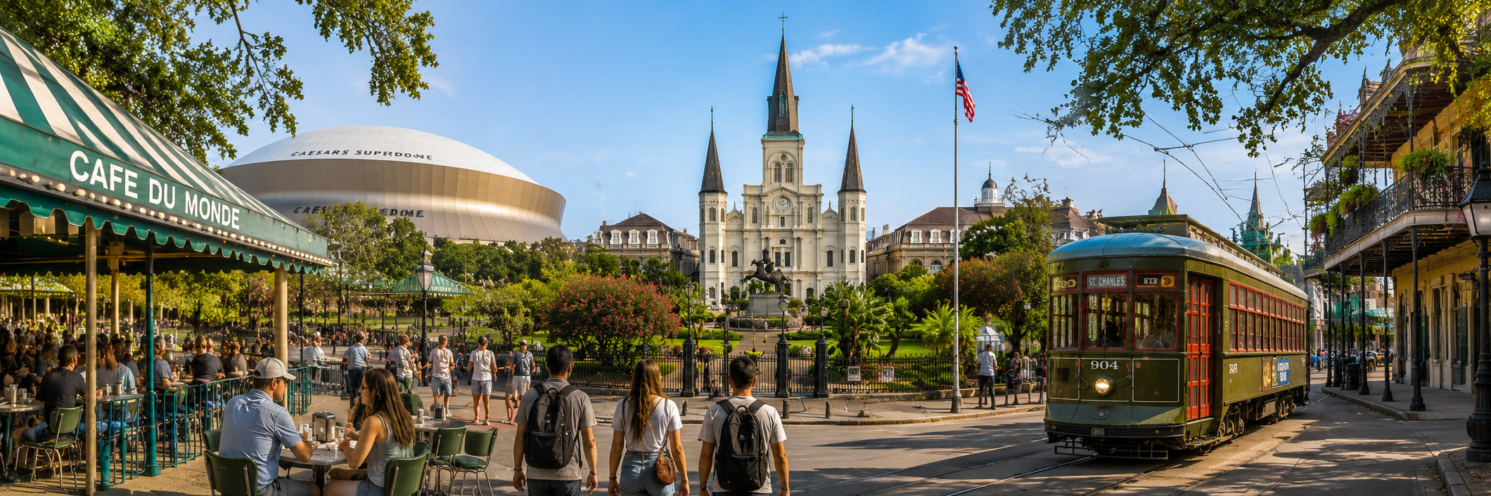 St. Louis Cathedral in the French Quarter, New Orleans